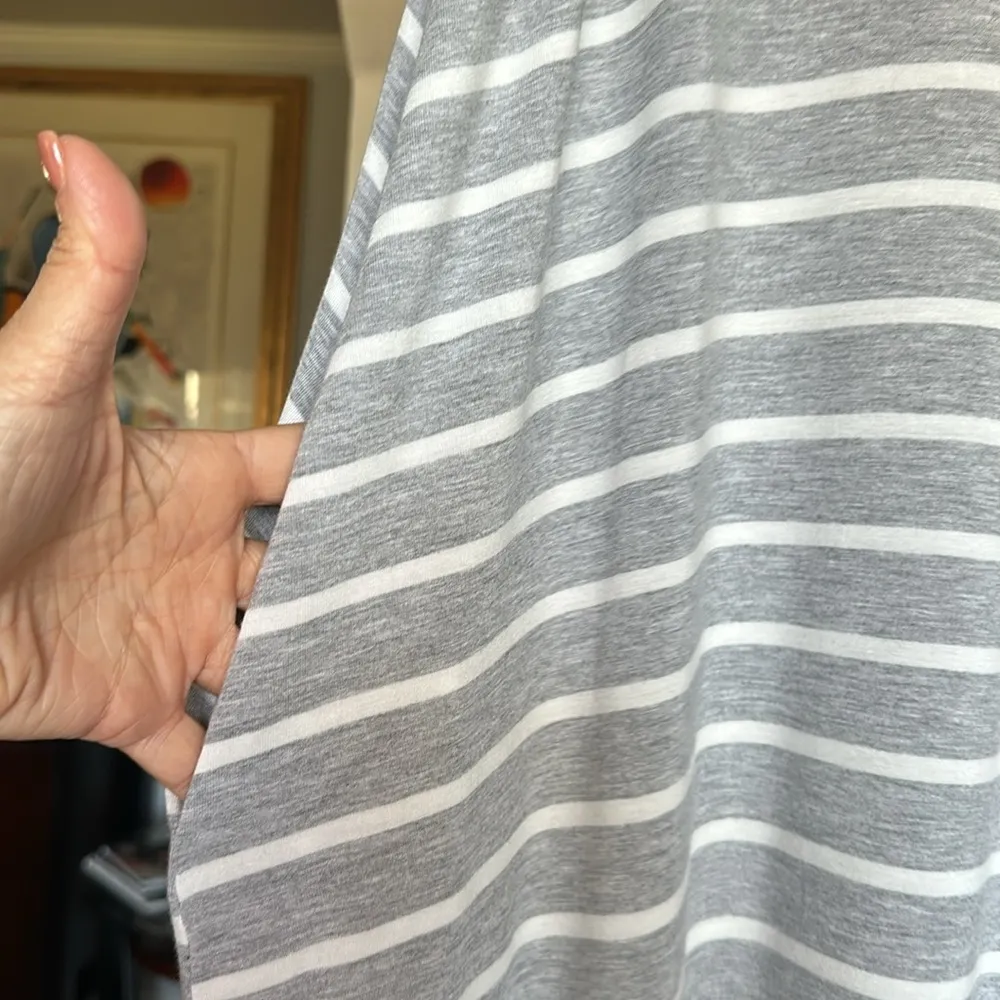 Striped Cami Tank Maxi Dress Sz L - Image 4