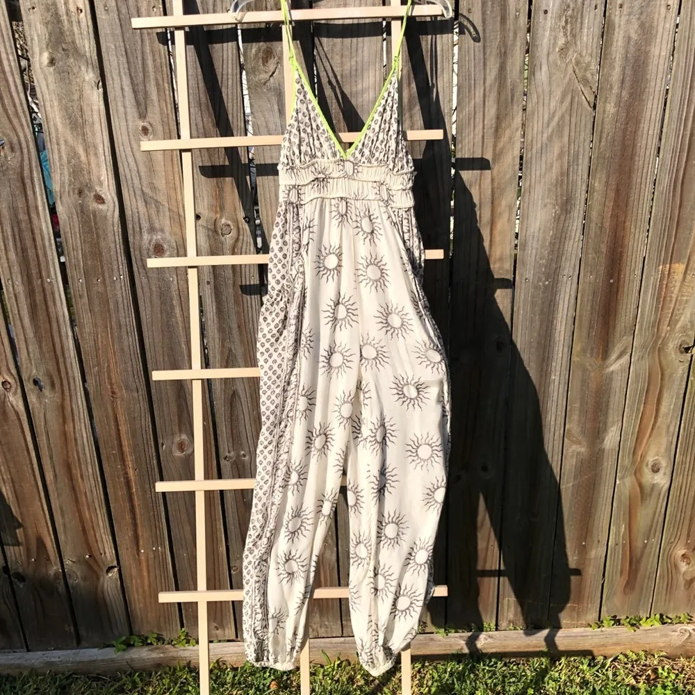 UO Out From Under Hollis Lounge Jumpsuit Harem Leg S - Image 2