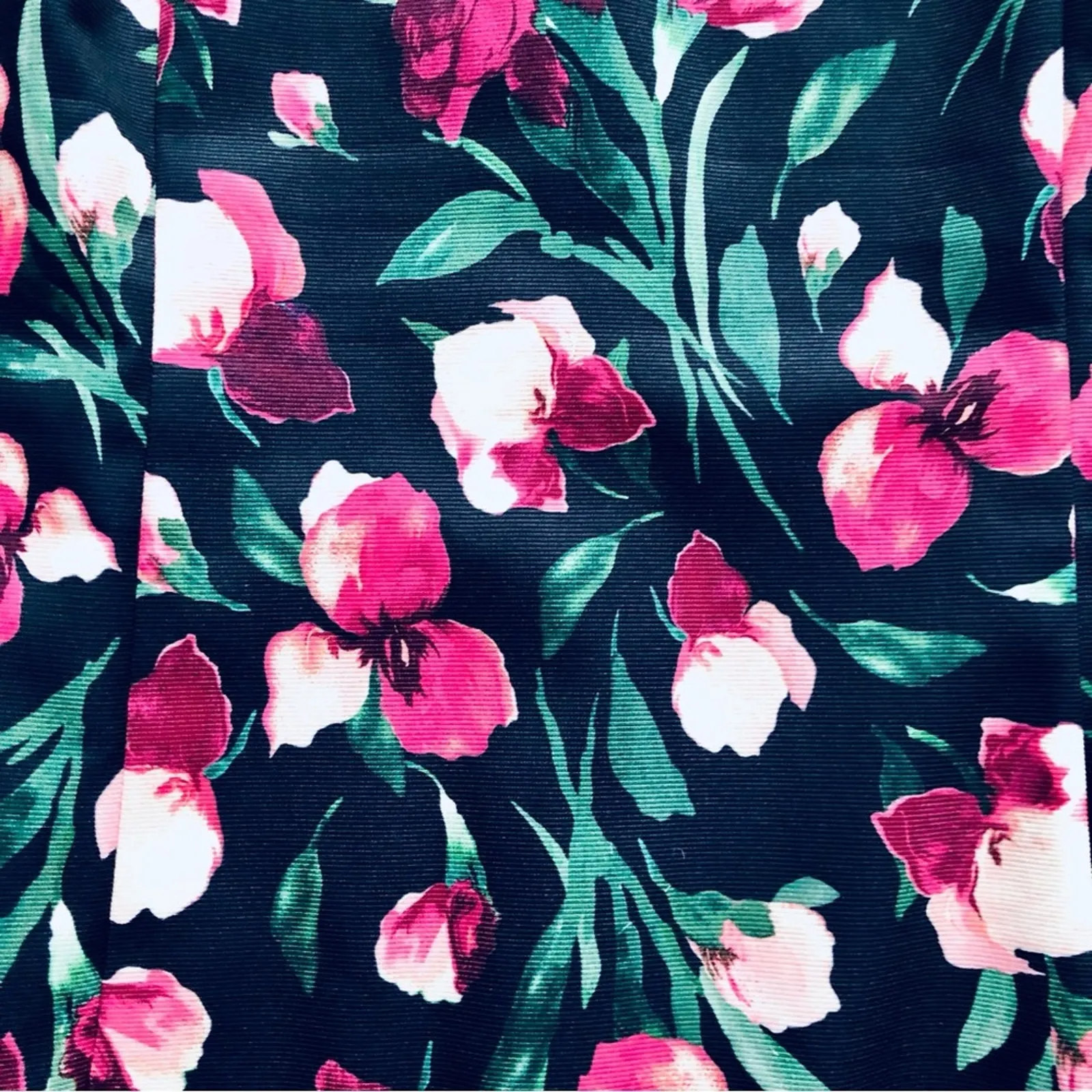 HOBBS MOIRA Floral Navy Blue Multi Shift Dress Women’s Size 12 NWOT - Image 5