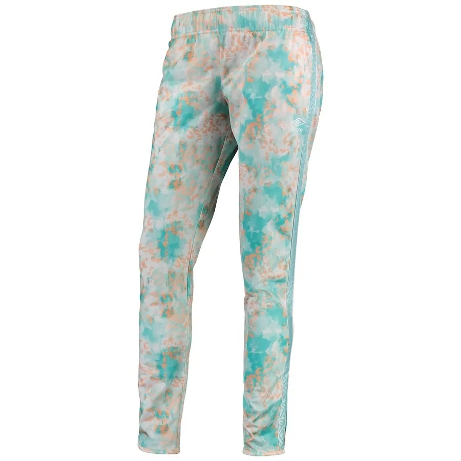 Umbro Women's Sublimated Track Pants -‎ Prism Blur/White Size Small - Image 2