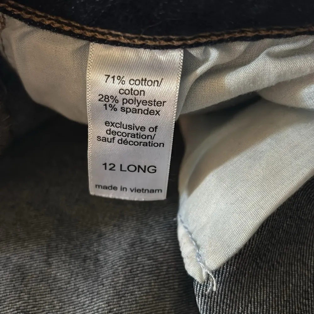 Maurice’s Bootcut Mid Rise Jean Sz 12X33 Dark Blue Wash Cotton Stretch Casual - Image 5