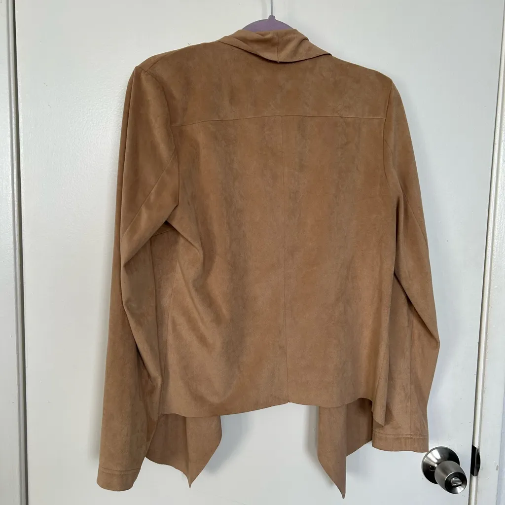 Bagatelle Tan faux suede jacket #suedelove - Image 3