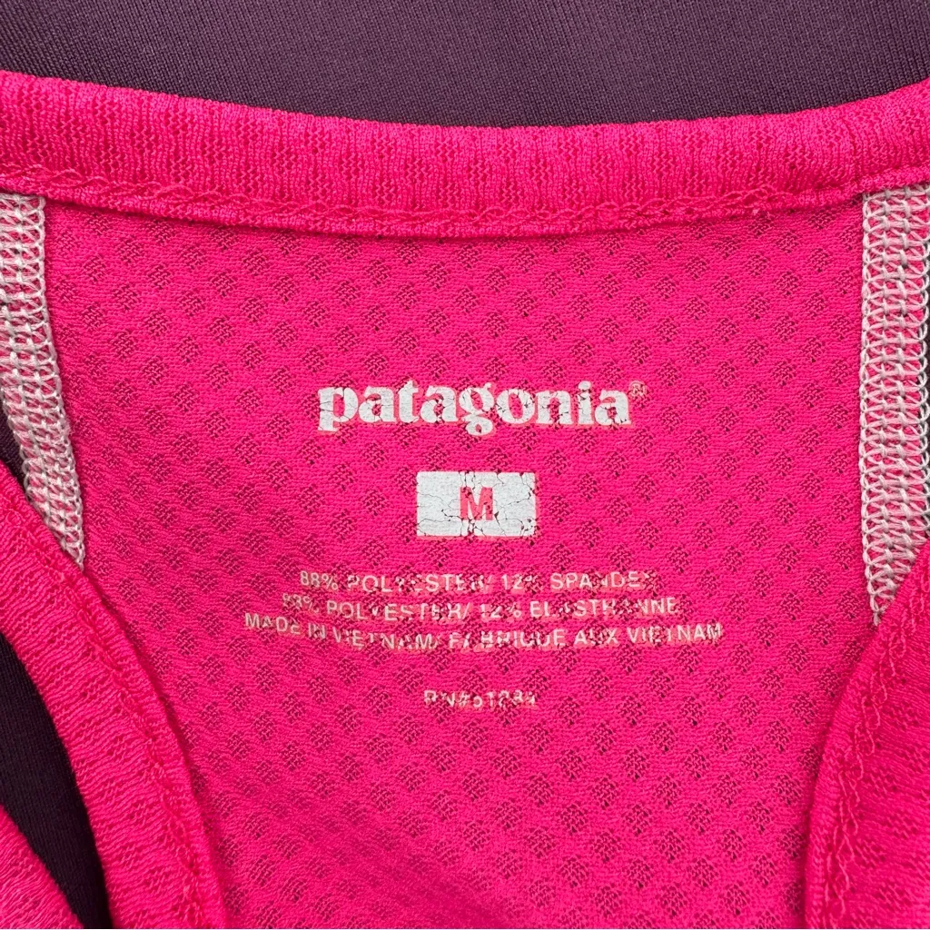 Patagonia Pink Purple Performance Active Athletic Razorback Dress Size Medium - Image 6
