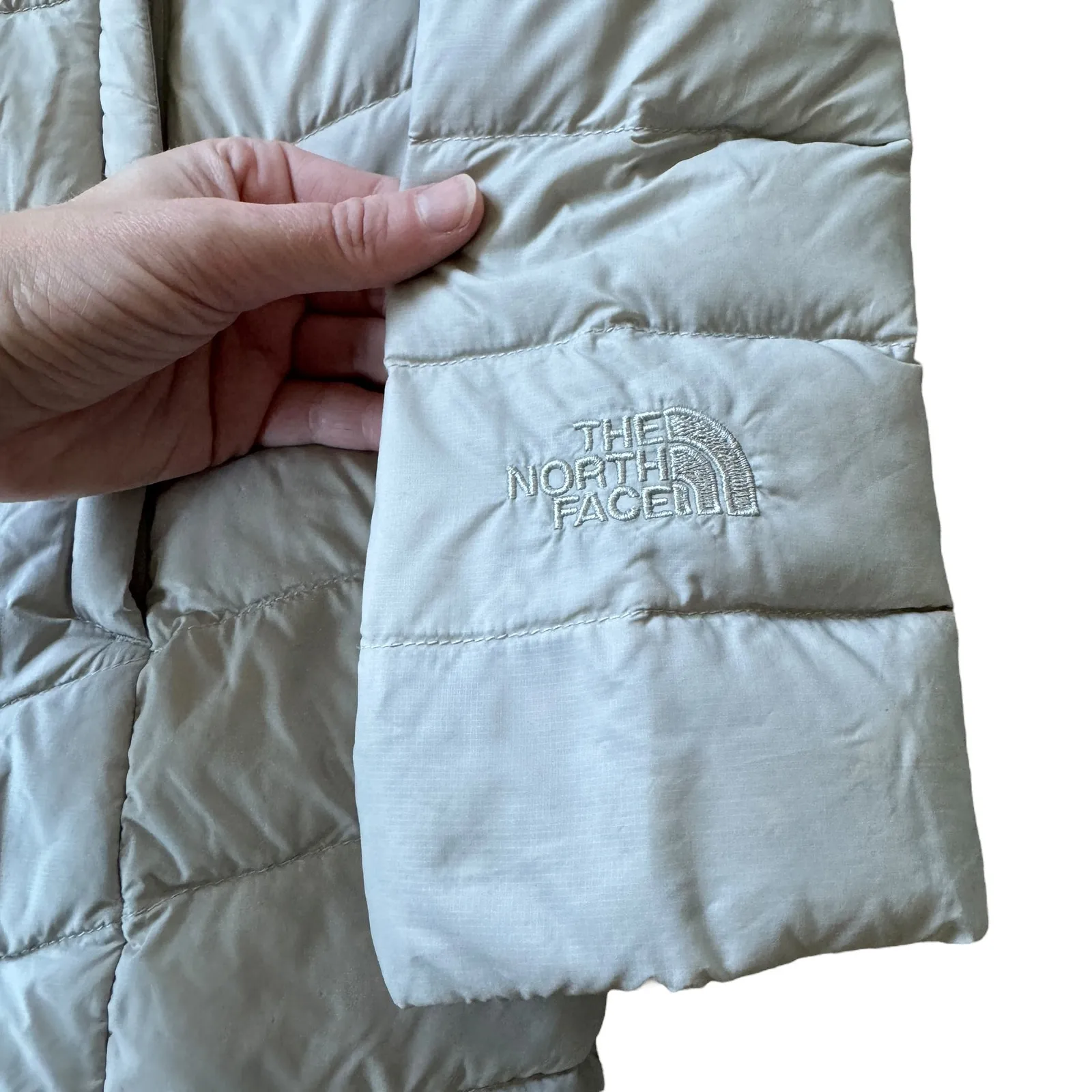 The North Face Down Puffer Park Light Grey - Image 6