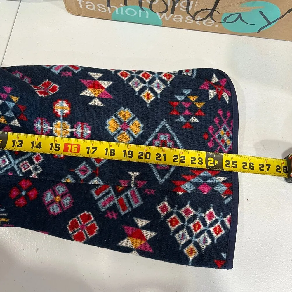 Sherpa Adventure Gear Lumbini Aztec Print Pullover Outdoor Womens Size Medium Blue - Image 8