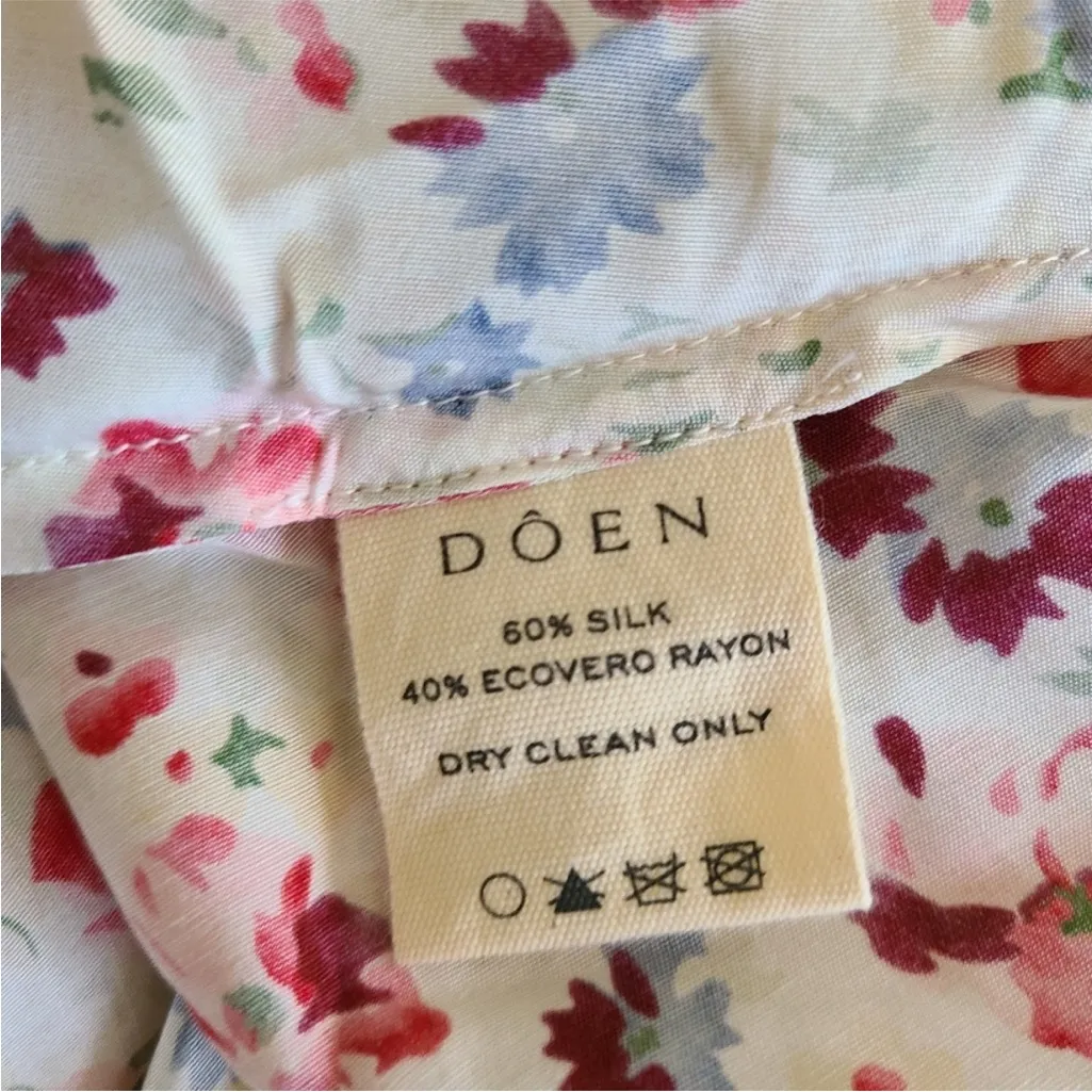 Doen Arleen Silk Ruffle Floral V - Image 6