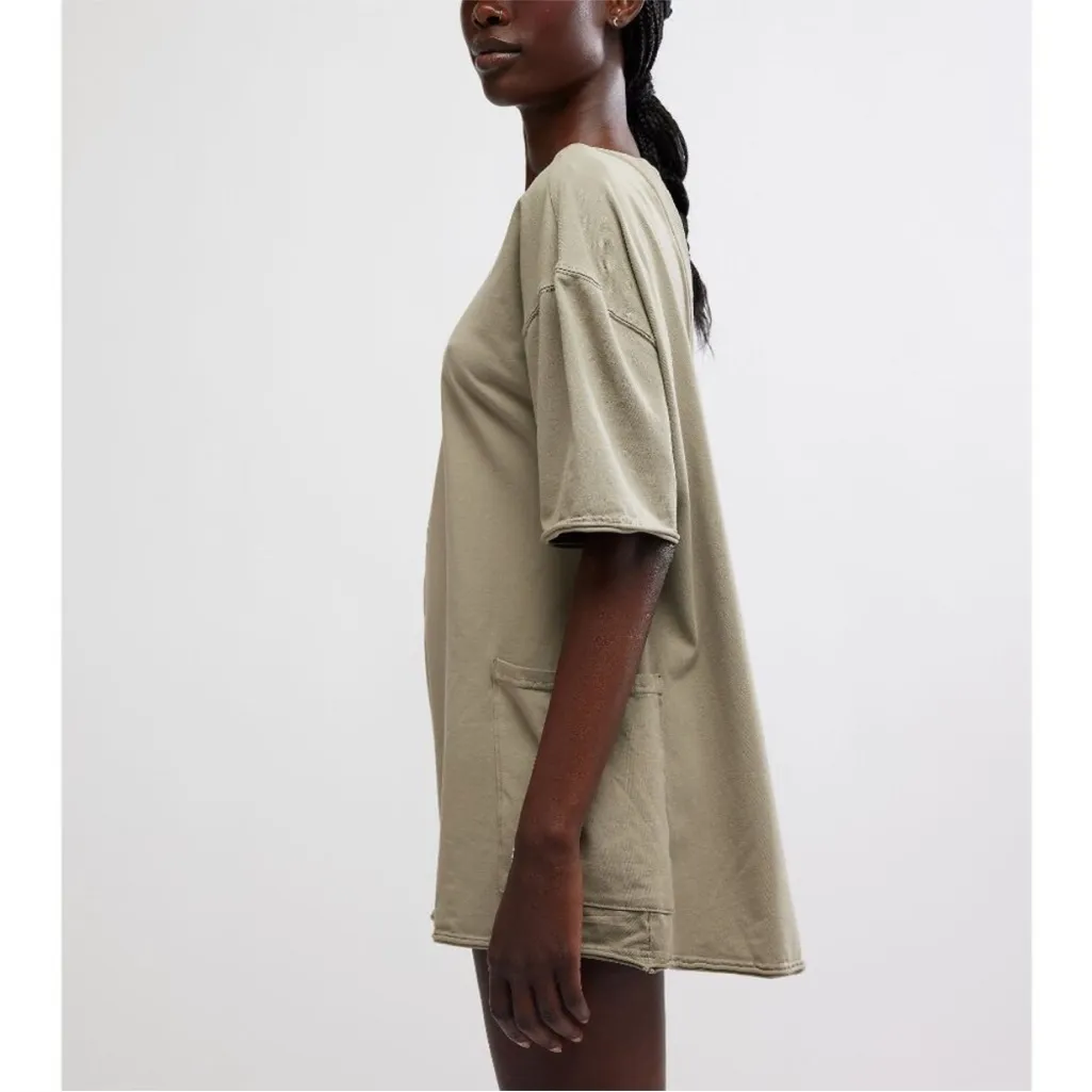 NWT FP Movement Hot Shot Tee Romper Green Size L - Image 3