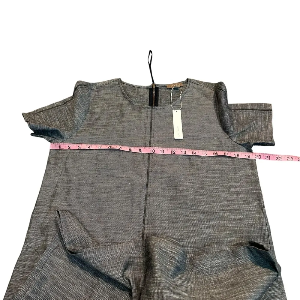 LILLA P linen blend tunic dress nwt Size M - Image 3