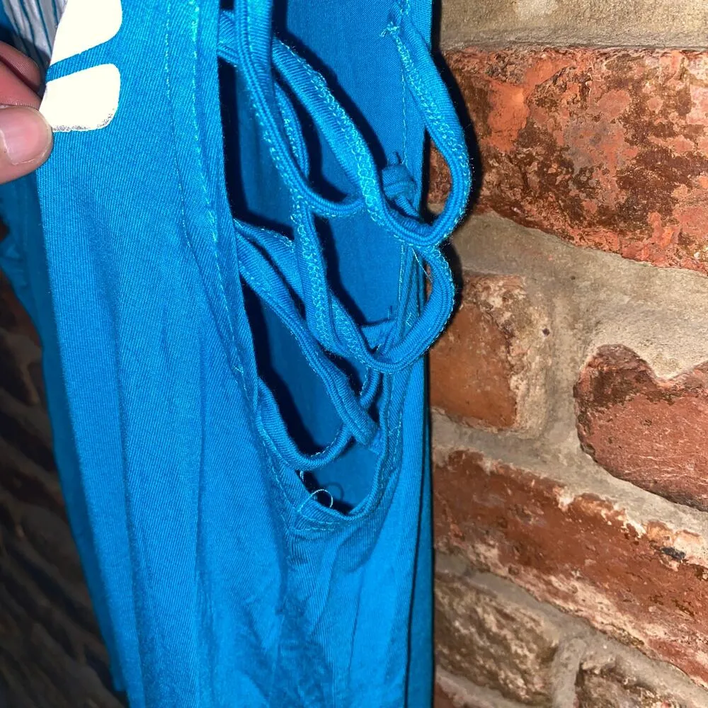 Spencer's Blue Mermaid Bridesmaid Squad Strappy Tank Top Women's Size Small - Image 5