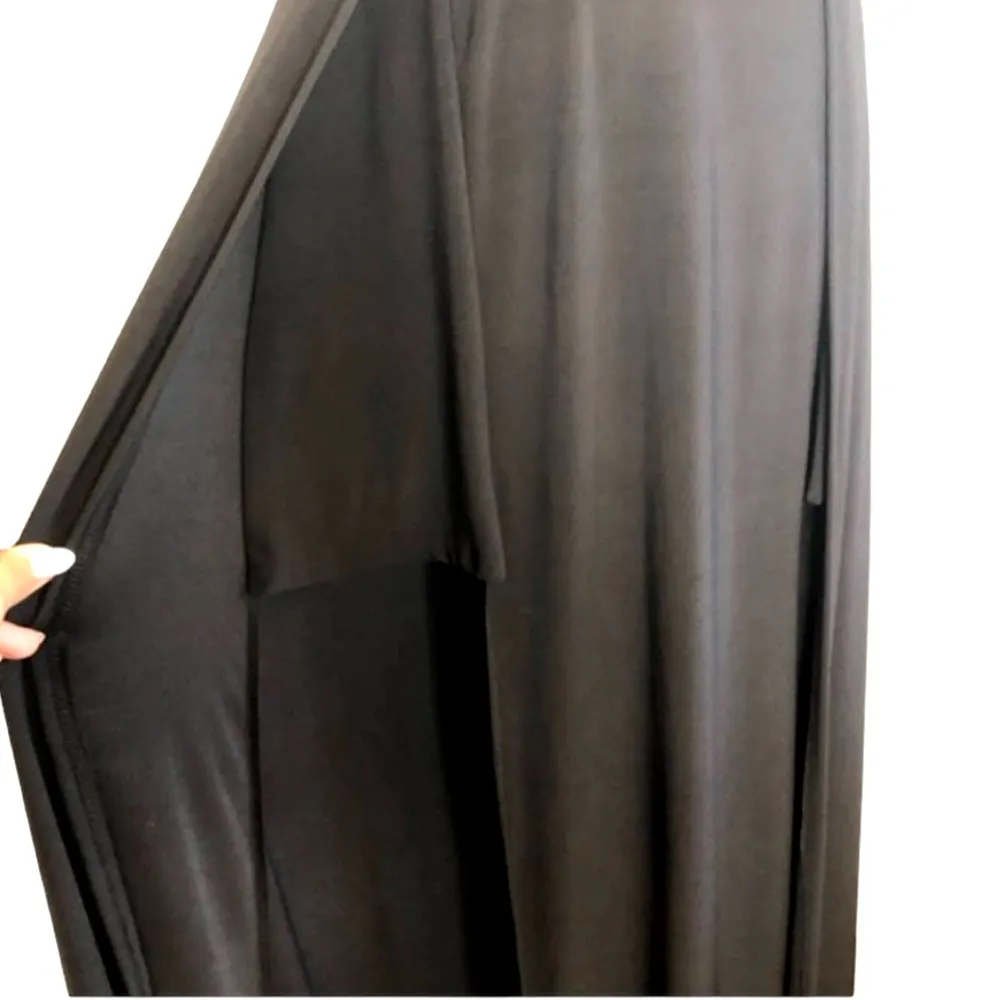 Black Crisscross Lattice Plunge Spaghetti Strap Body-Con Maxi Dress Wild Daisy - Image 5