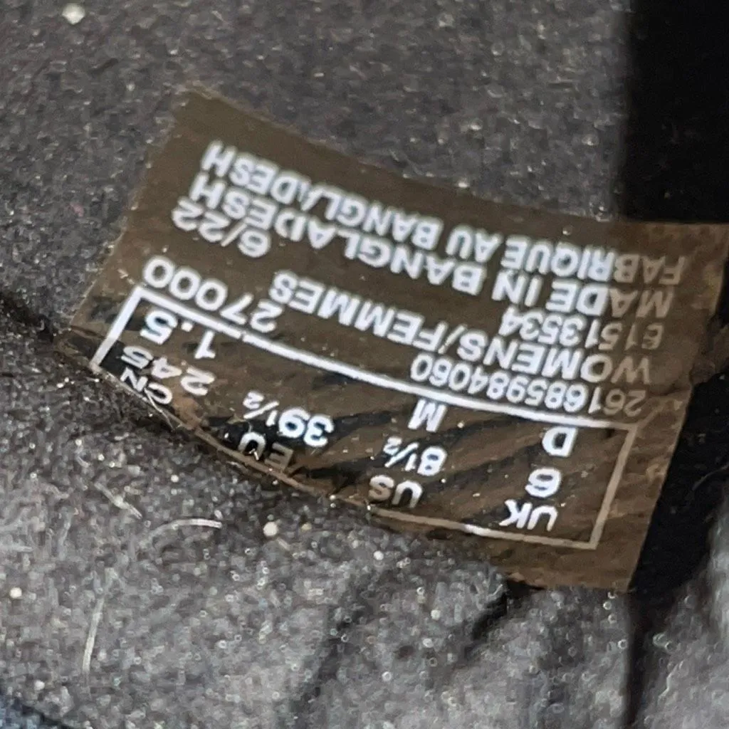 Clarks Womens Airabell Sky Suede Slip On Wedge Platform Shoes Black Size‎ 8.5 - Image 8