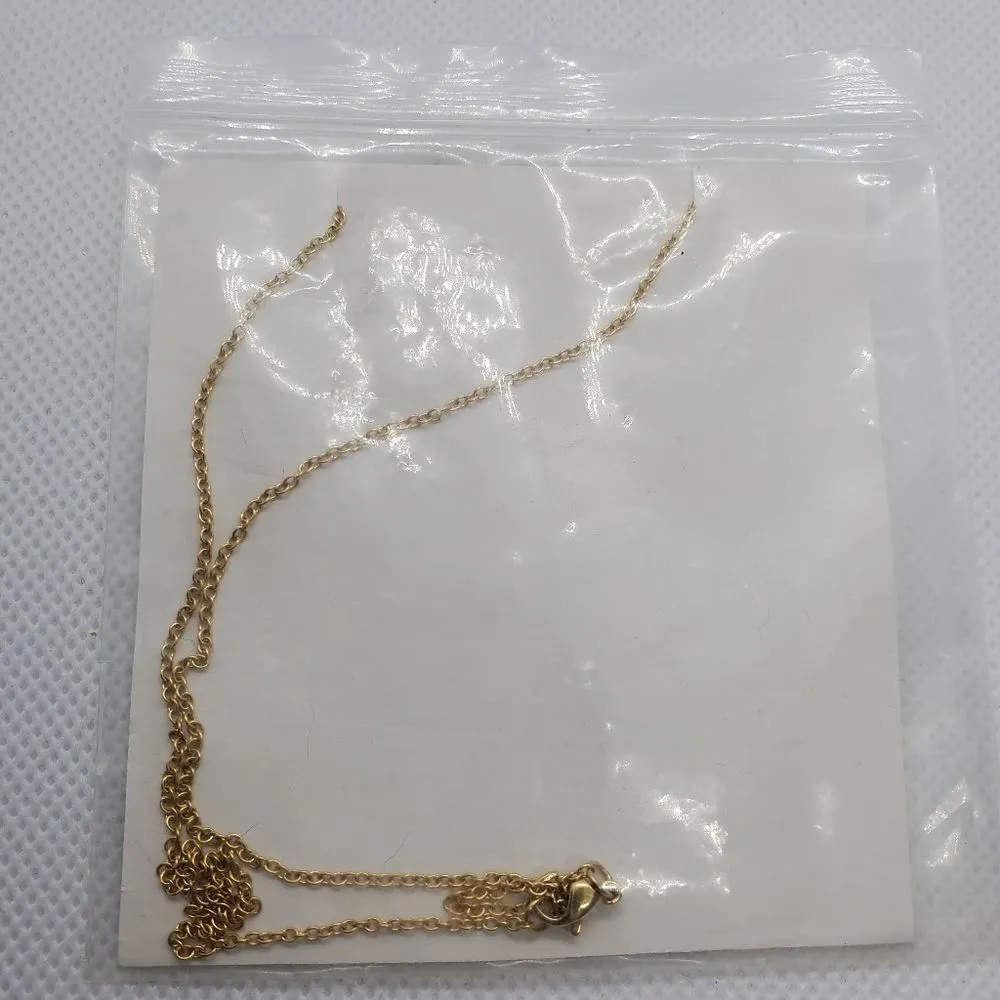 NWT Jook & Nona 18 Karat Gold Plated Happy Necklac - Image 4