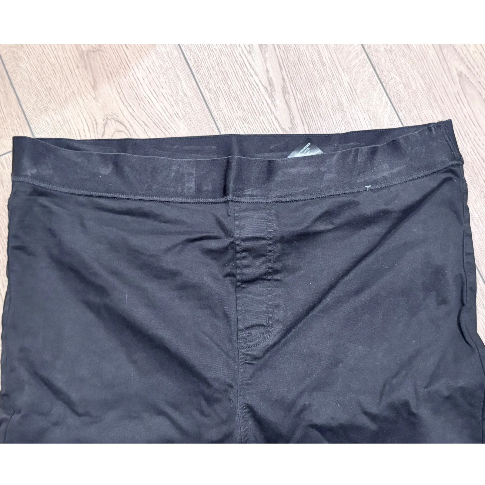 Buffalo David Bitton Womens XL Black Pull On Tencel Lyocell Skinny Ankle Pants - Image 2