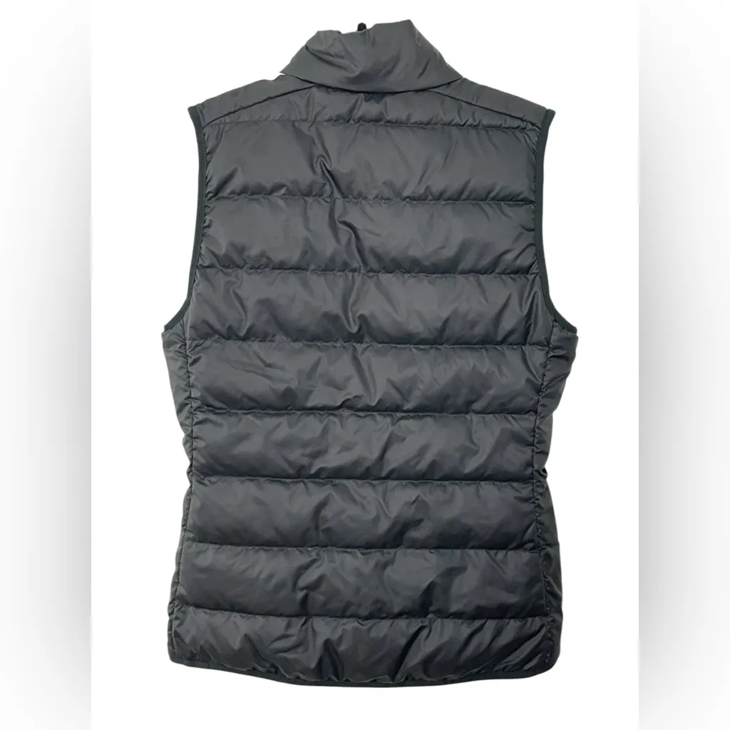 NWT Essentials‎ Light Down Vest Women’s Size XS 4/6 Black White Puffer GH4586 - Image 3