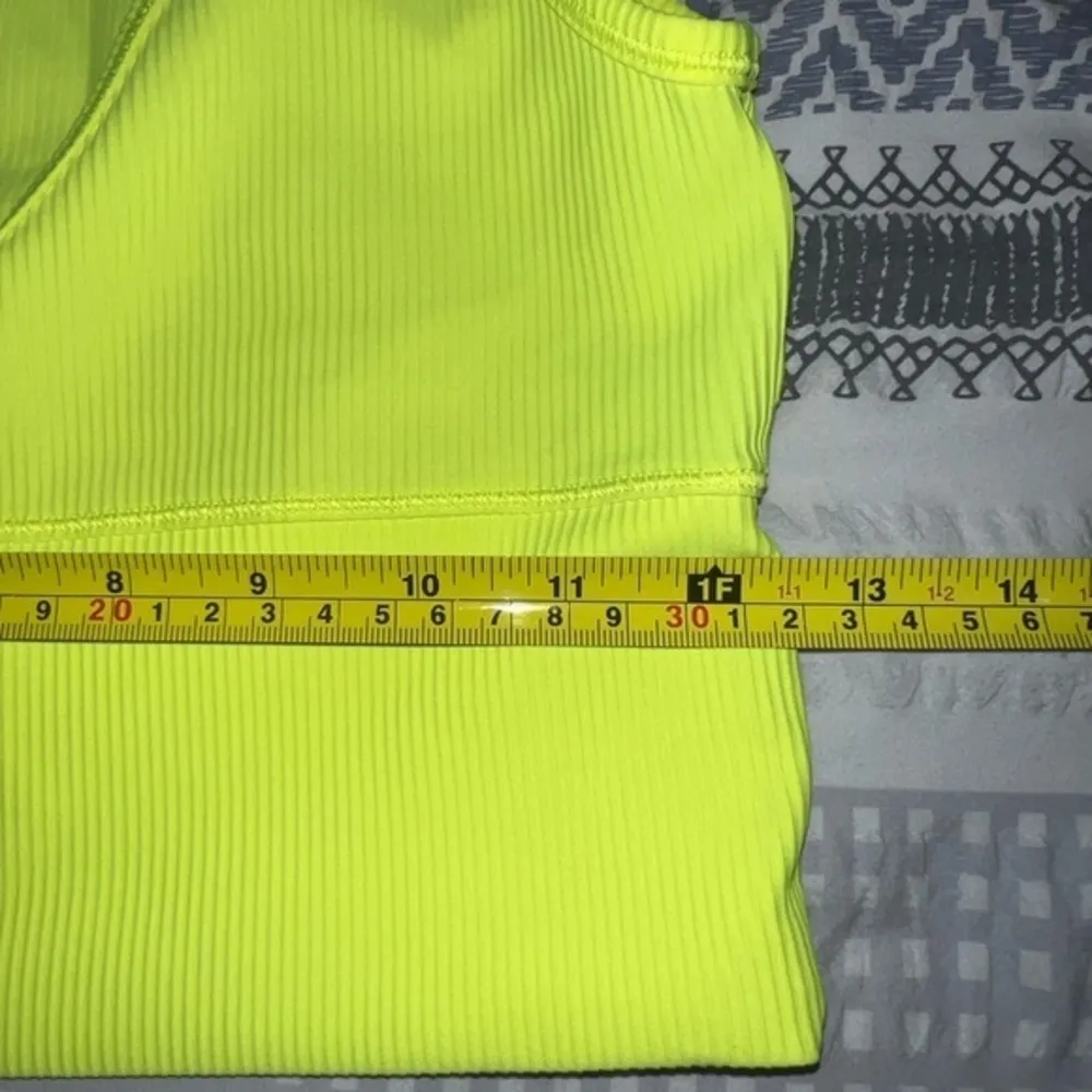 Lululemon power pivot ribbed tank top in highlight yellow‎ - Image 4