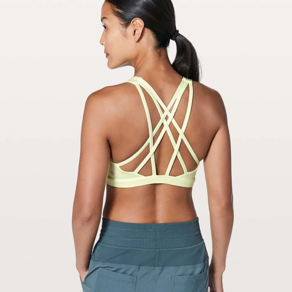 Lululemon Free To Be Serene Bra Fluro Citrus - Image 2