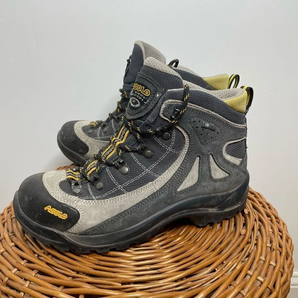 Asolo Women’s FSN‎ 70 GTX Hiking Boots 7 Waterproof Outdoors Black Gray - Image 4