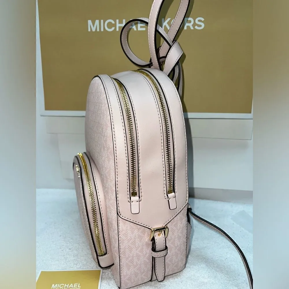 🔥🎁NWT! Michael Kors JAYCEE Backpack Powder Blush Msrp:$498.00 - Image 4