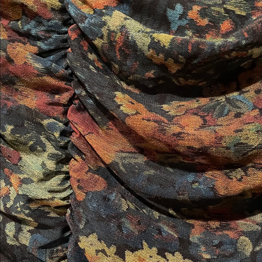 Ganni Floral Long Sleeve Dress - Image 3