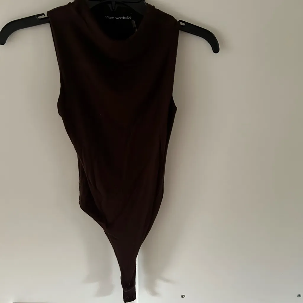 Naked Wardrobe Brown bodysuit - Image 2