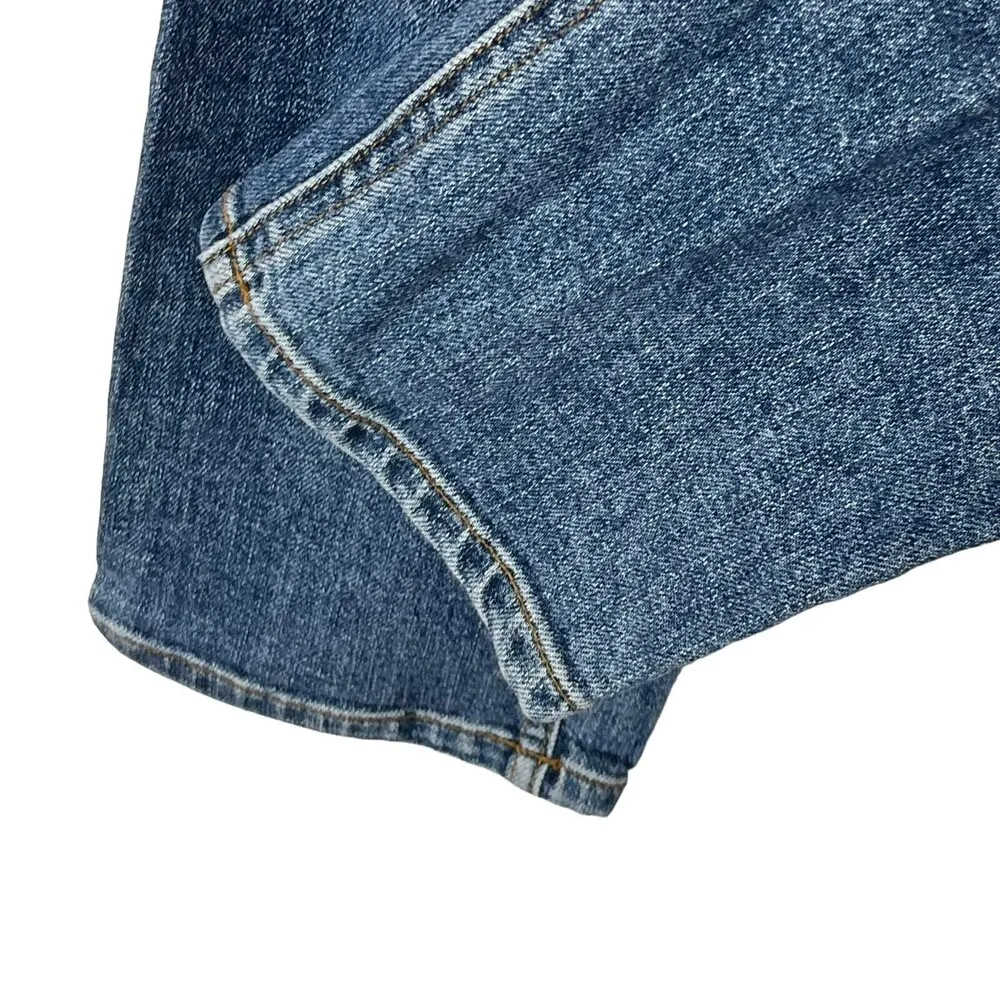 Denim X Alexander Wang Grip High Rise Straight Jeans Cropped Women’s Size 28 - Image 8