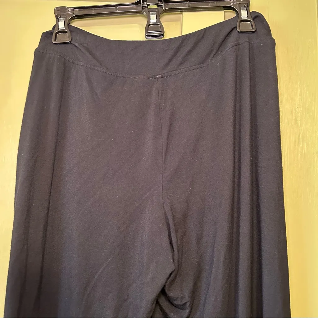 Soma Cropped Pajama Pants sz M Black Size M - Image 5