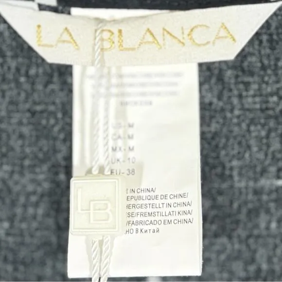 La Blanca $123 NWT‎ City Lights Button Up Shirt cover-up Dress M - Image 5