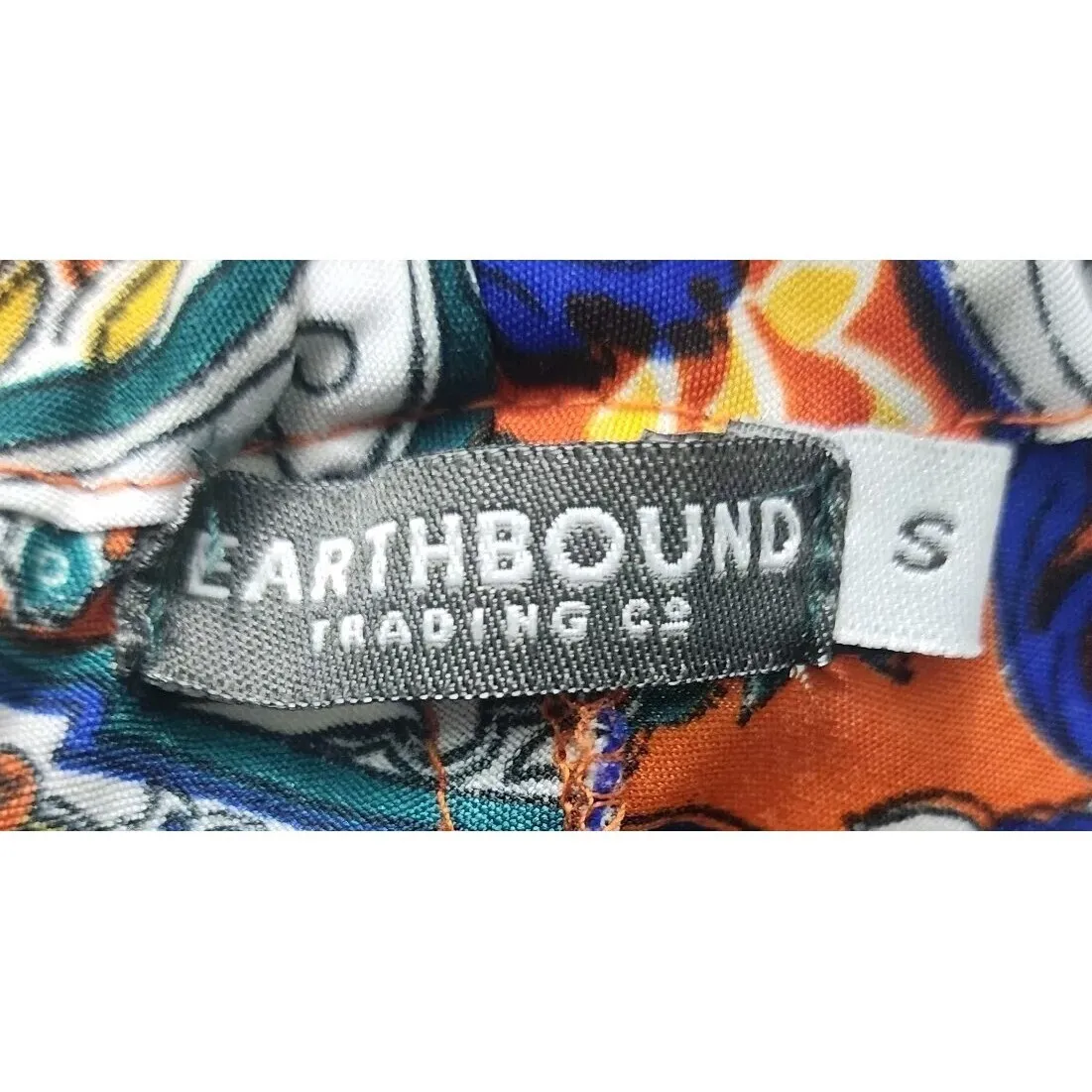 Earthbound Paisley Dress Sleeveless Casual Summer Sundress Boho‎ Chic Size Small - Image 5