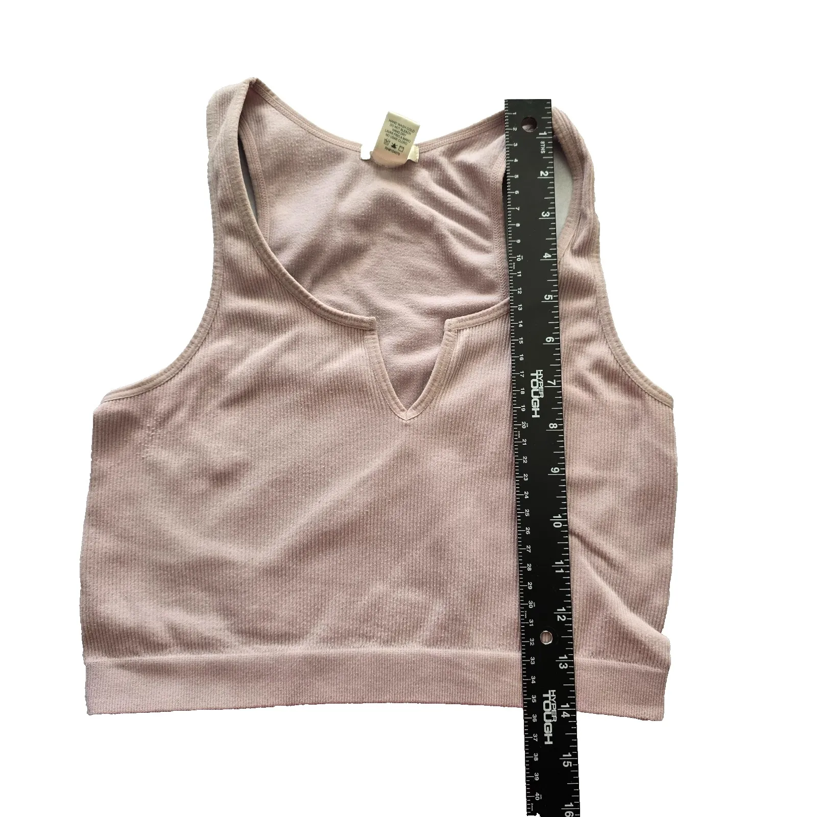 Ribbed Comfort Y2K Bra Top Wireless Pullover Stretch Sleep Purple Bozzolo S/M - Image 4