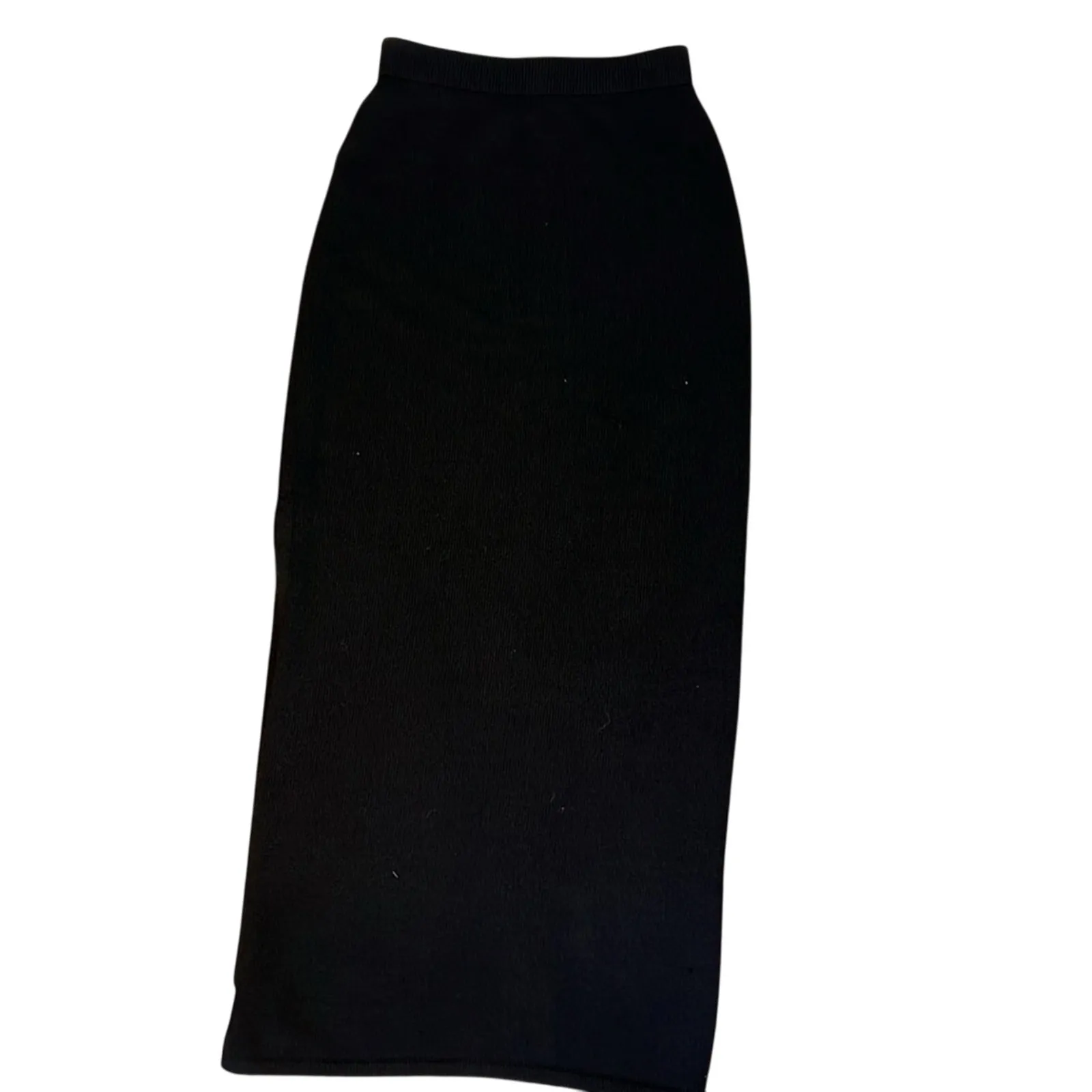 Vintage Women’s St. John Santana knit long maxi skirt black skirt size 2 - Image 10