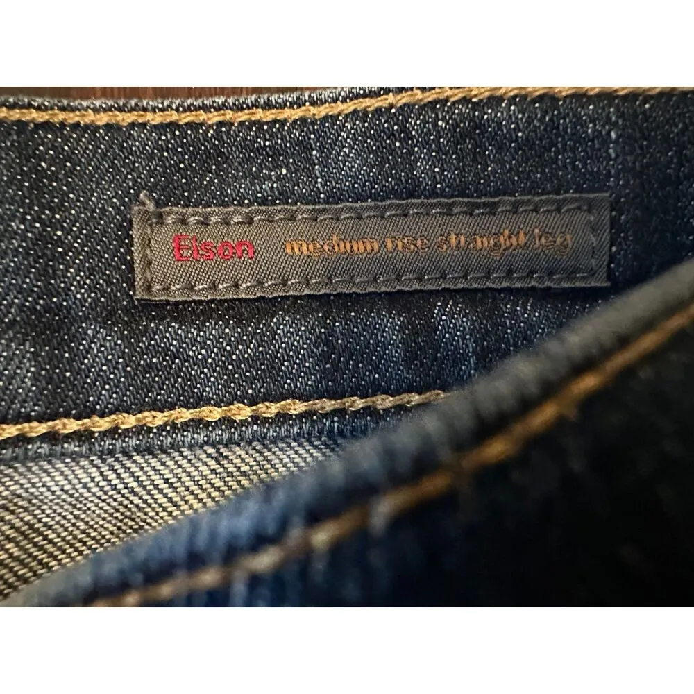 Citizens of Humanity Elson Medium Rise Straight Leg Jeans Size 26 - Image 6