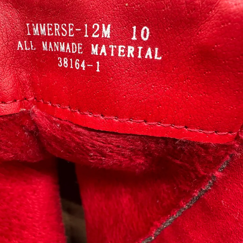 Bamboo Red Suede Ankle Boots - Image 10