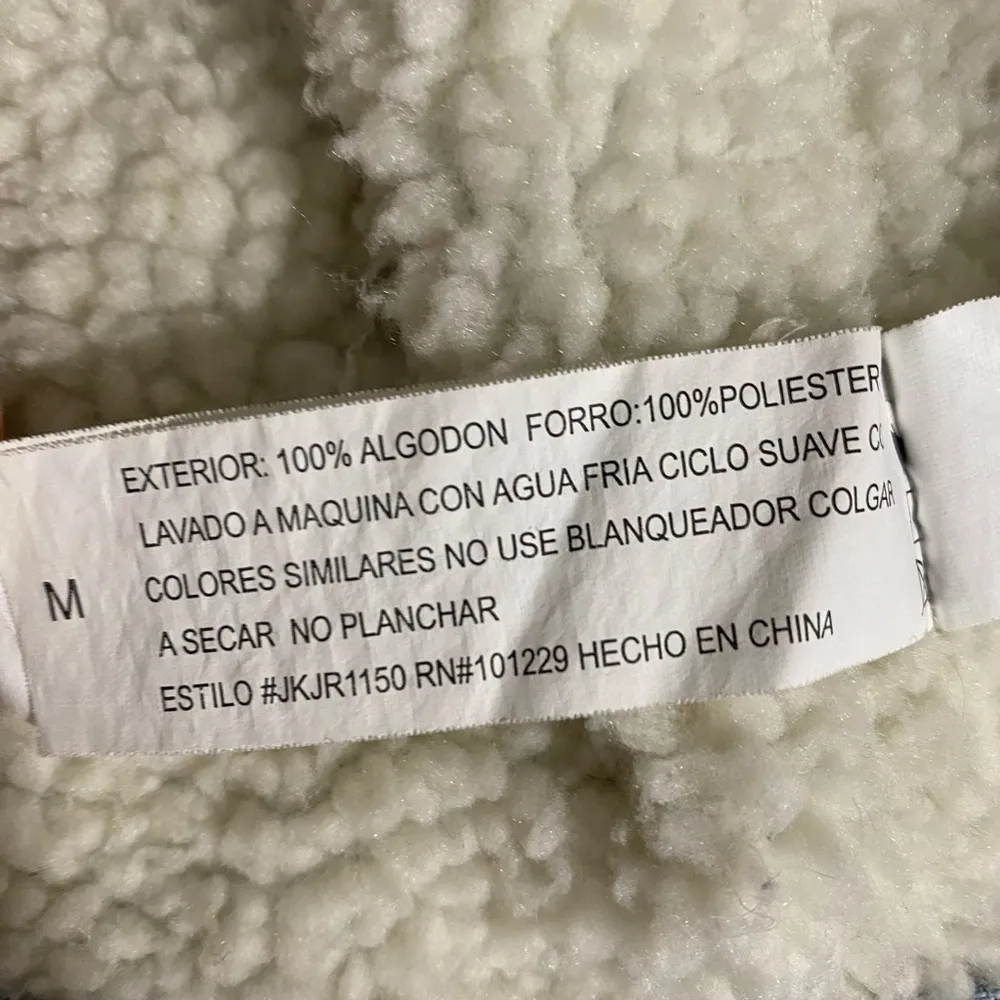 Ashley Vintage Charm Jacket Vintage Blue Jean Denim & Sherpa Jacket Size Medium - Image 7