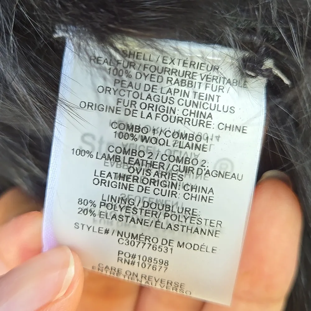 Alice + Olivia Black Fur Jacket Size XS - Image 6