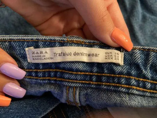 ZARA thrifted  jeans - Image 2