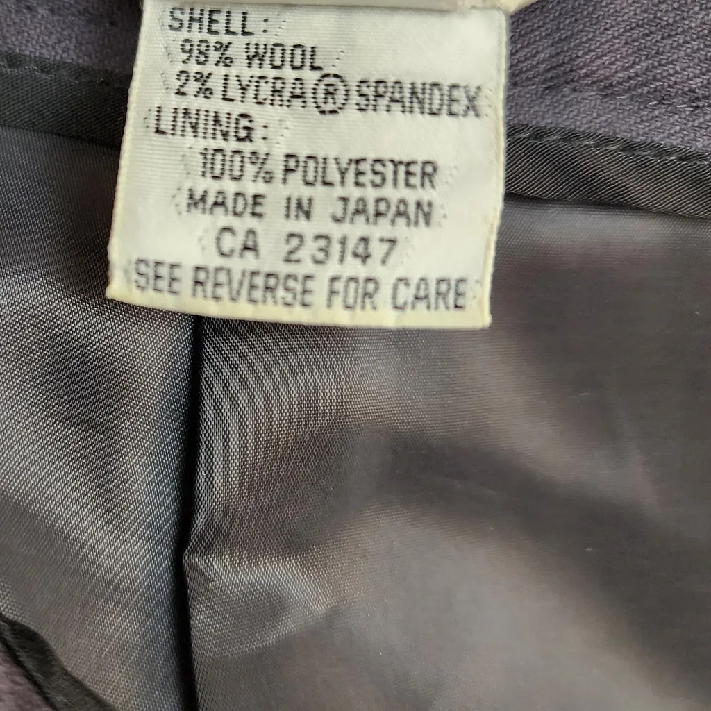 Talbots Wool Pants Grey Italian Fabric Size 4 - Image 13