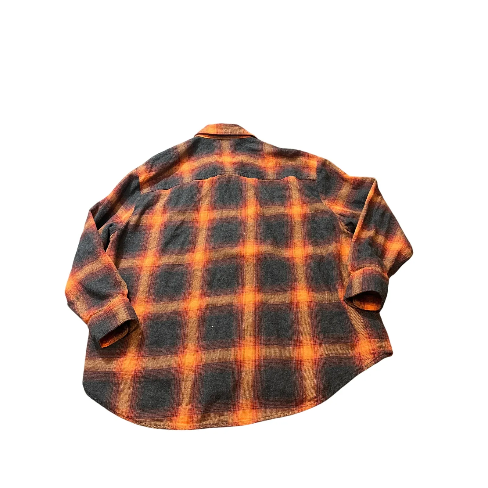 Old Navy‎ Womens XL Boyfriend Shirt Flannel Evermore Taylor Swift Style Plaid - Image 6