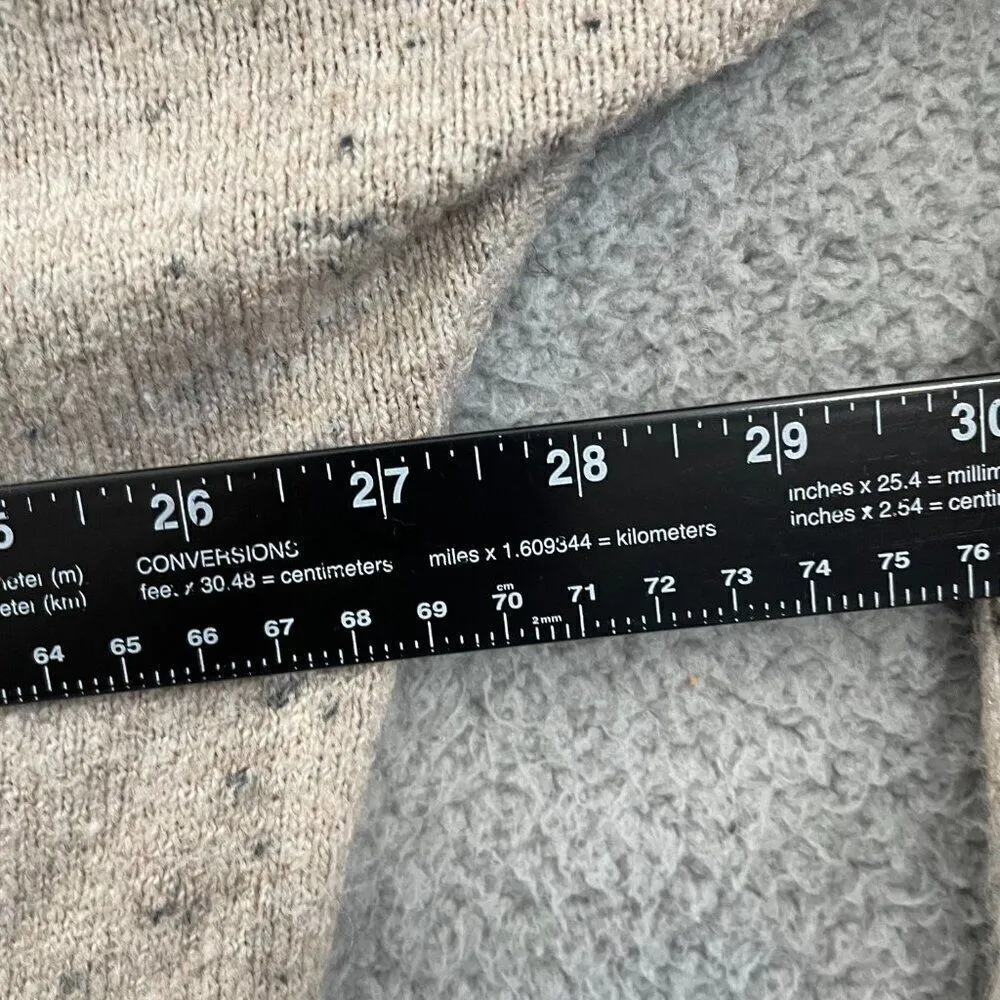 Apt.9 Sweater Women XL Tan Speckled Casual‎ Drop Sleeve Scoop Neck - Image 8