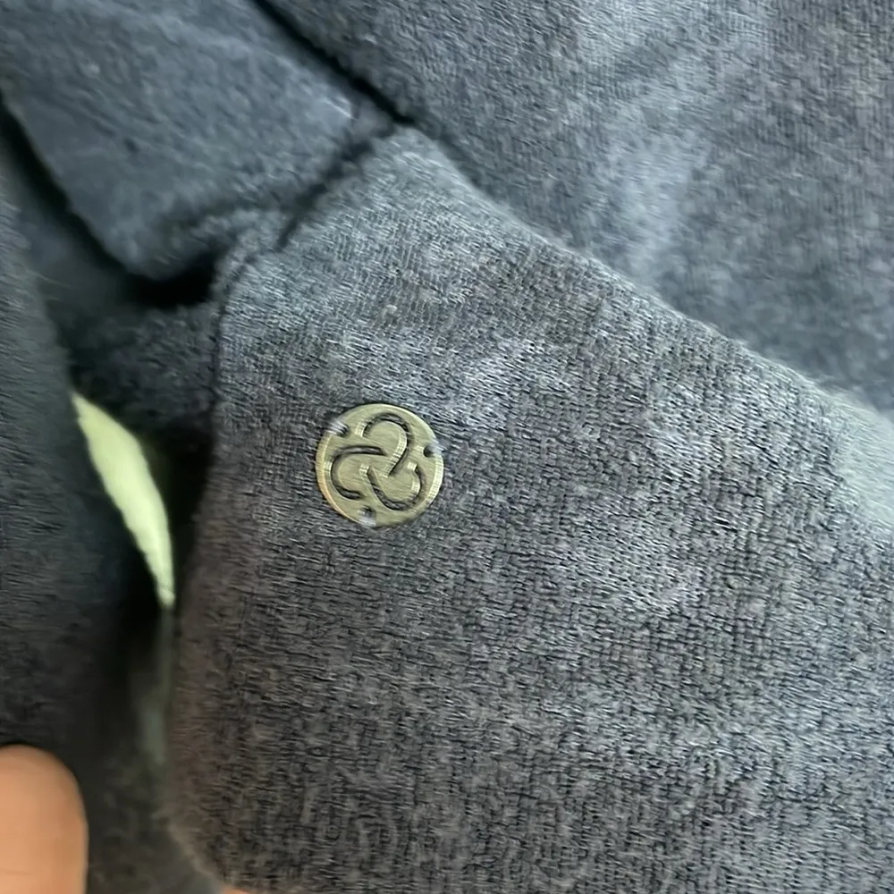 Zella Full Zip Navy Terry Hoodie/Jacket small - Image 5