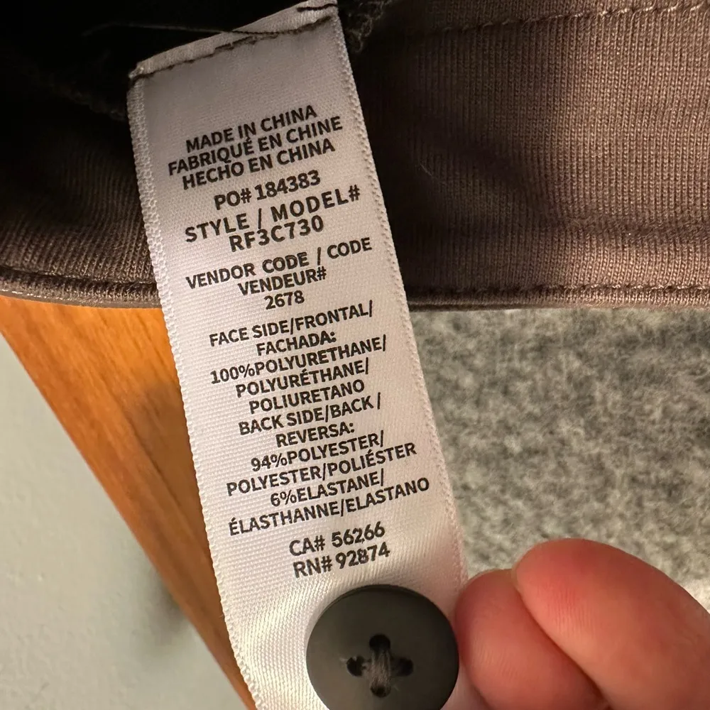 Splendid Women’s Vegan Leather Ankle Trouser Brown Wide Leg Size 12 $198 NWT - Image 6