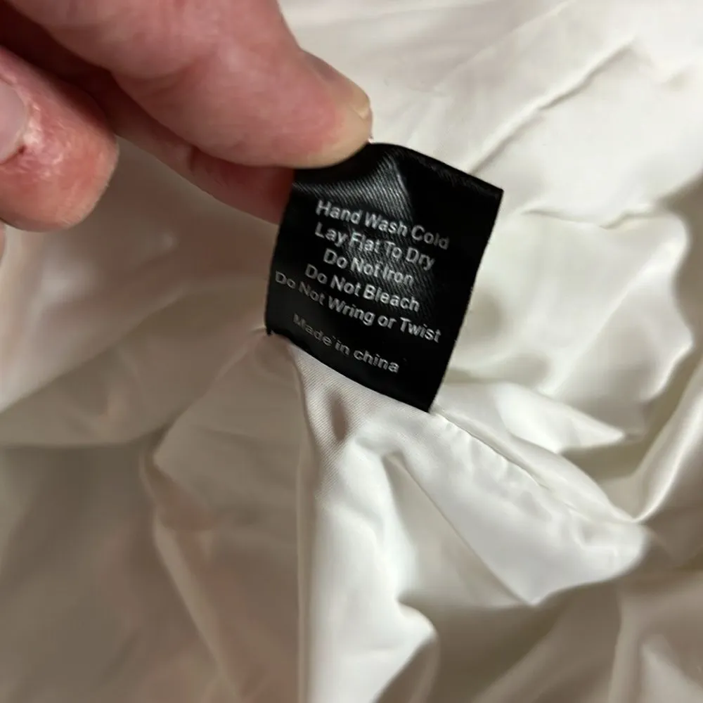 POL Emma Quilted Pullover Hooded Jacket W/1/2 Snap Front  size M C20 - Image 9