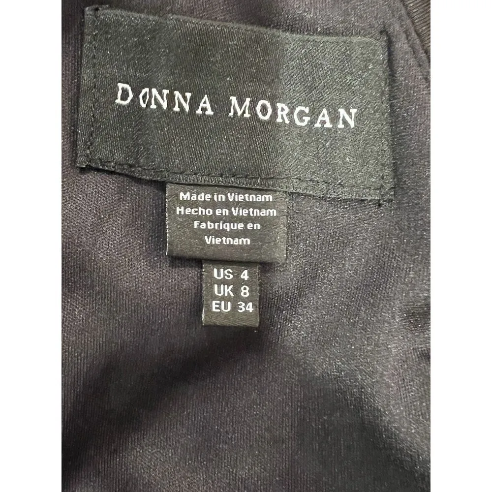Donna‎ Morgan Women's Sleek Style Jumpsuit Office Workwear Event Size 4 New - Image 8