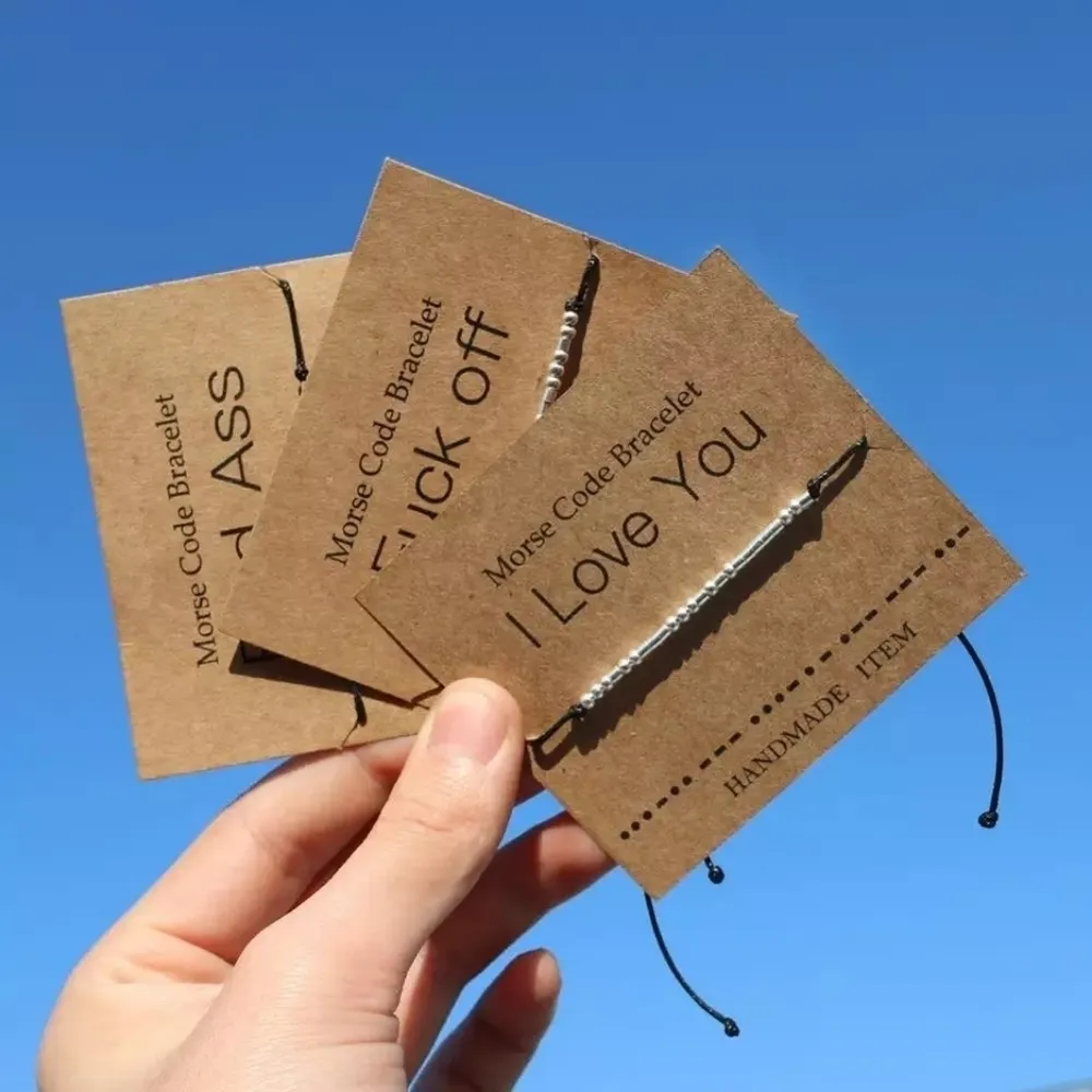 NEW | Morse Code "I Love You"‎ Bracelet - Image 5