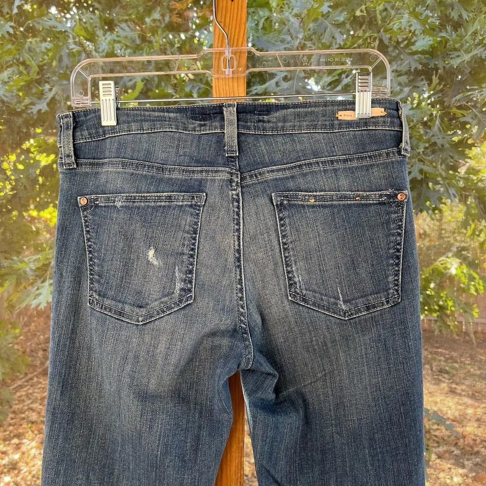 Anthropologie Pilcro And The Letterpress Distressed Skinny Jeans Size 29 - Image 4