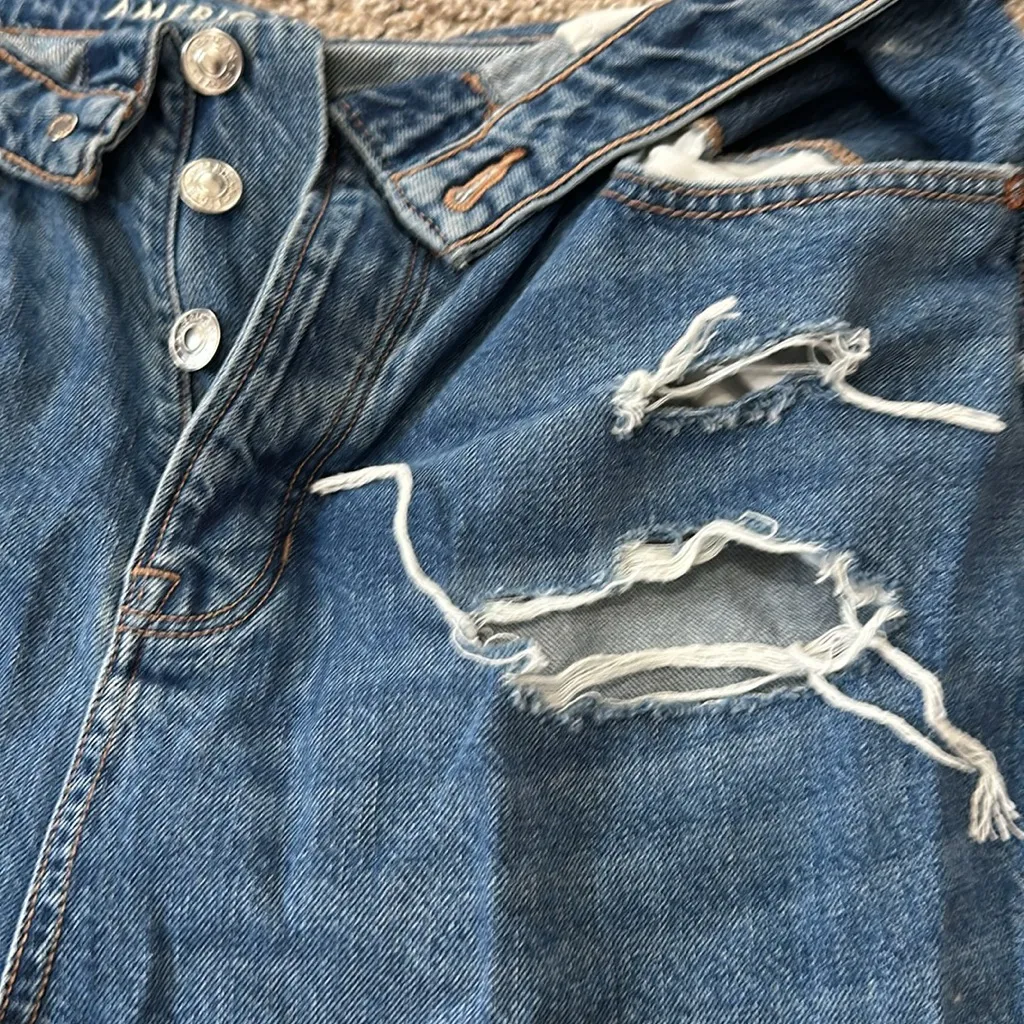 American Eagle Outfitters Blue Flare Jeans - Image 2