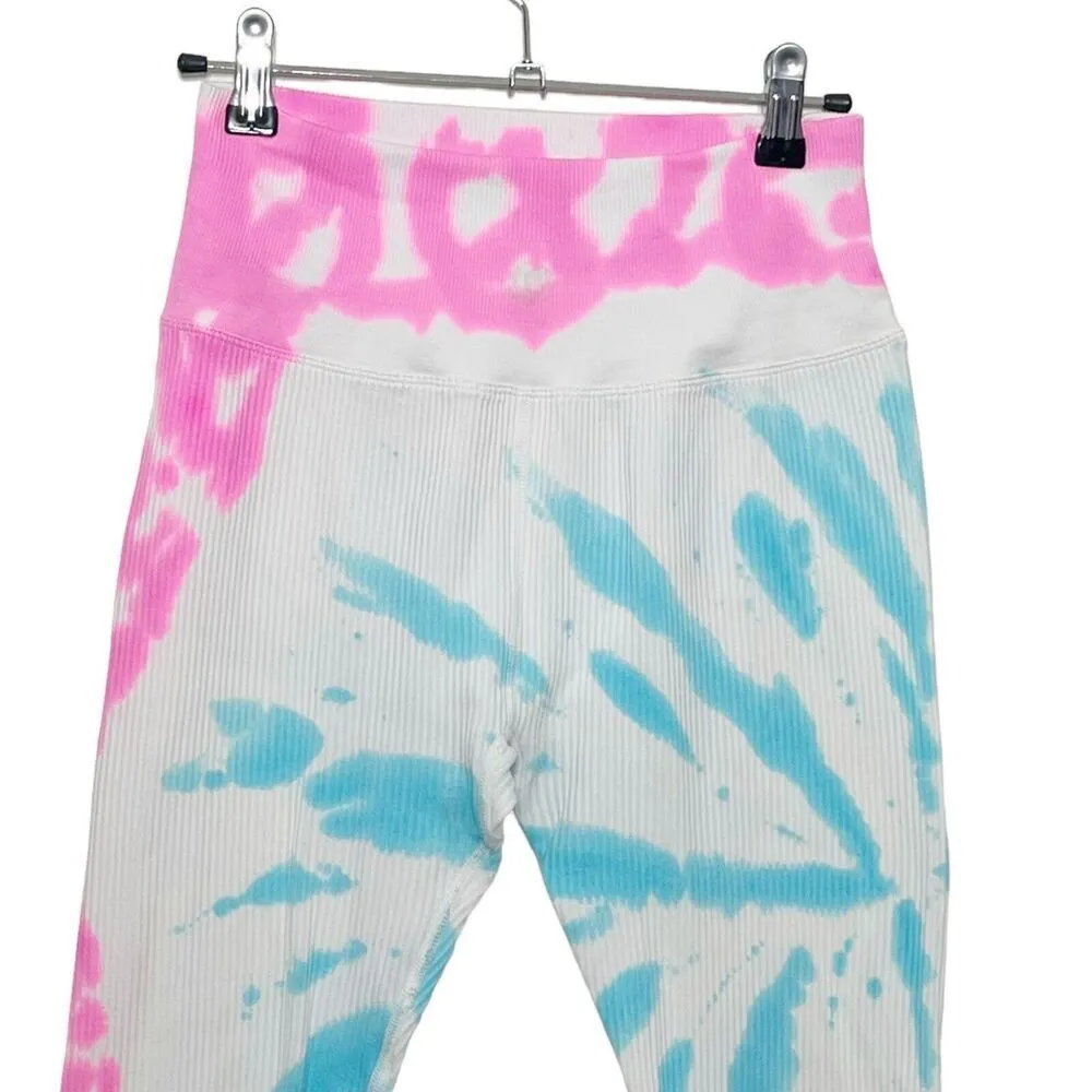 Spiritual Gangster Grateful Dead Leggings Women’s Size XS/S Tie Dye Ribbed Seaml - Image 3