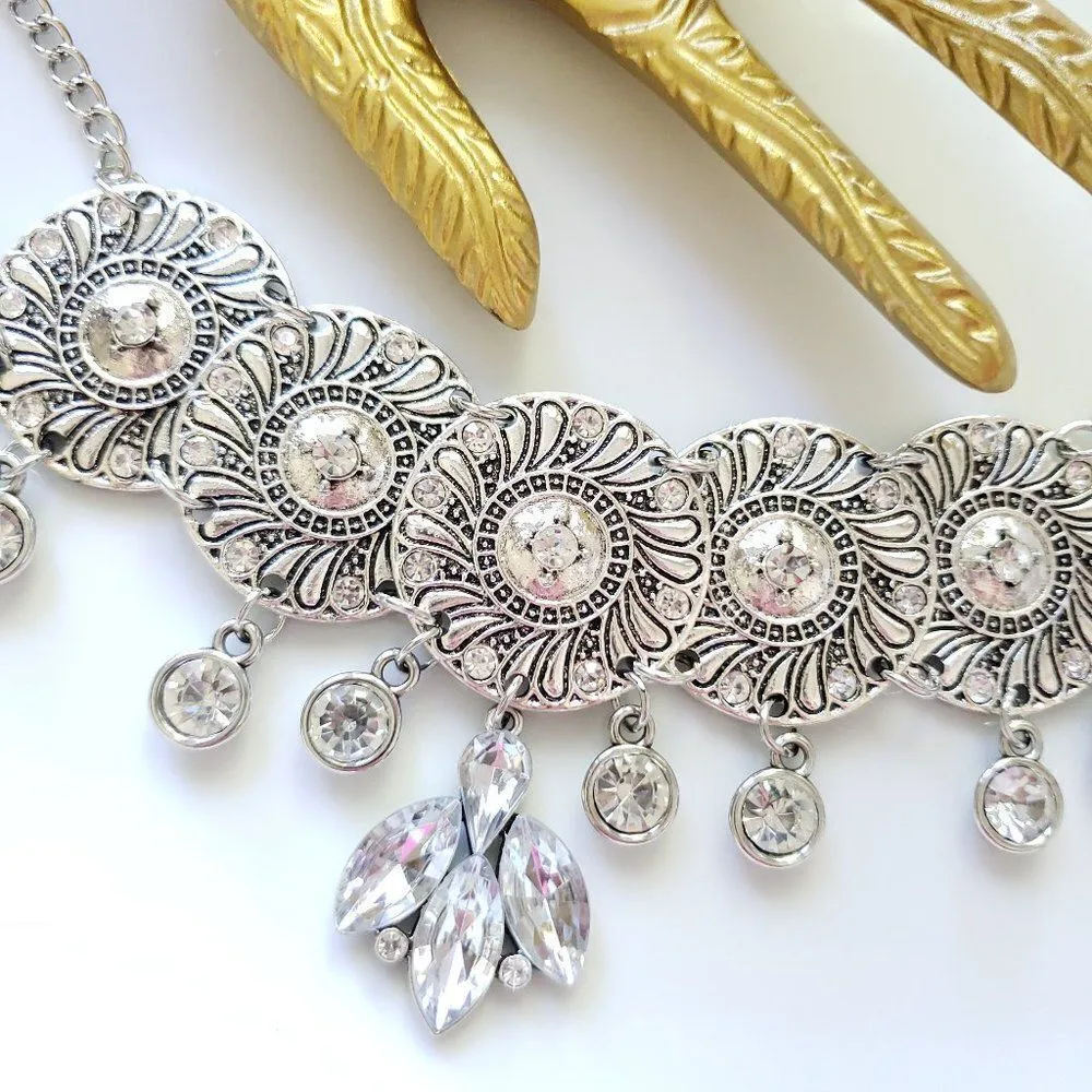 ZARA New!  Glass Stones Choker - Image 3