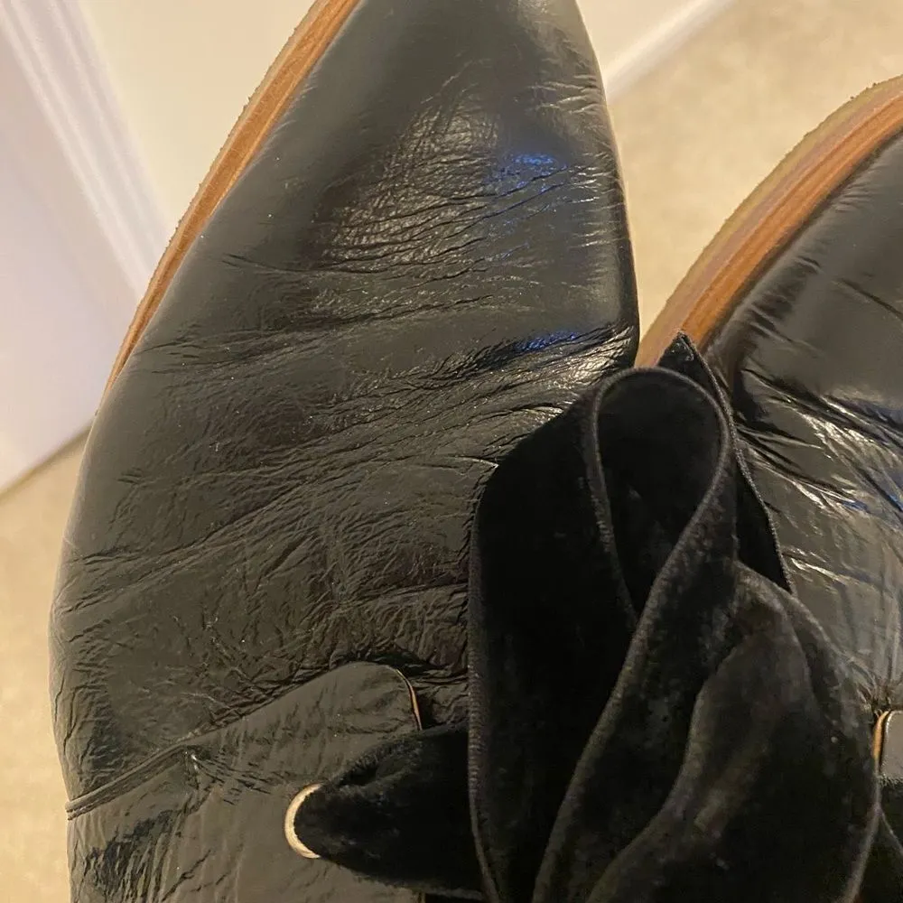 Pomm D’Orr Black Leather Pointy Toe Shoes Size 7 Black - Image 7