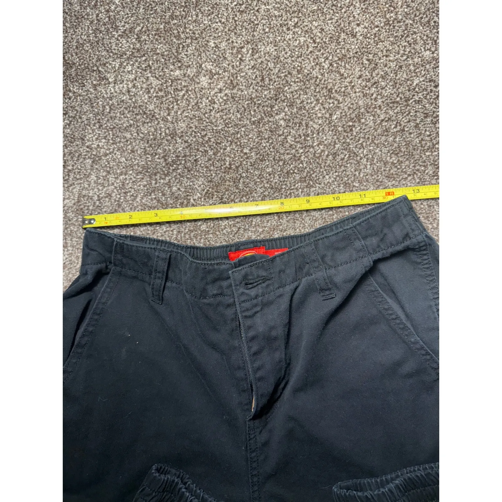 Dickies high rise Women Black Cargo Jogger Pants Elastic Waist Size S - Image 5