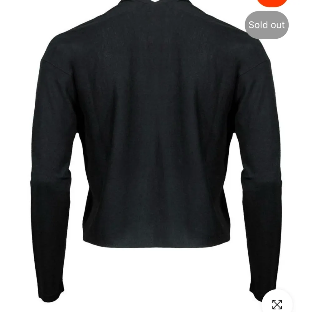 NEW Kinross Cashmere and Silk Black Dress Cardigan - Image 2